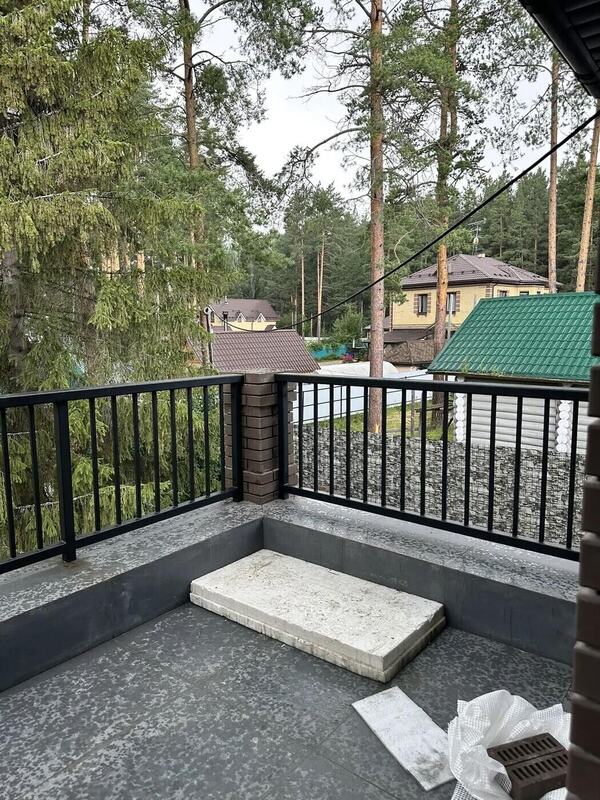 Ограждение террасы второго этажа